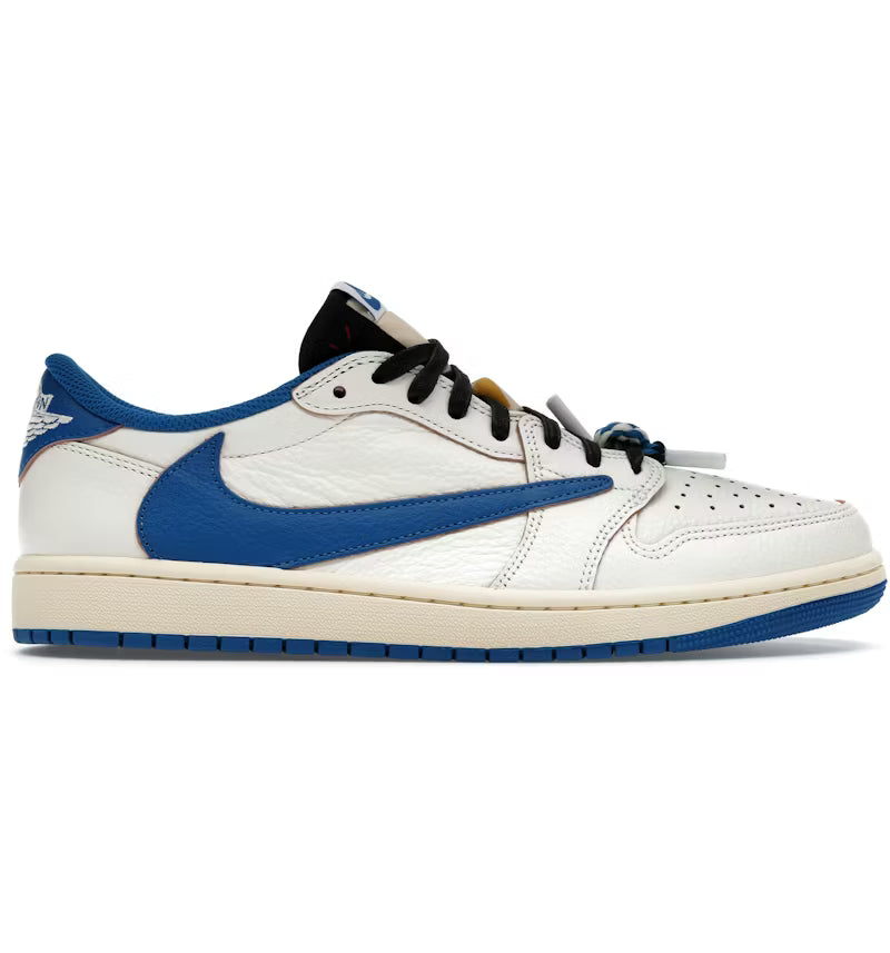Jordan 1 Retro Low OG SP Fragment x Travis Scott Sail Military Blue