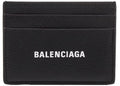 Balenciaga Logo Print (4 Card Slot) Card Holder Black/White