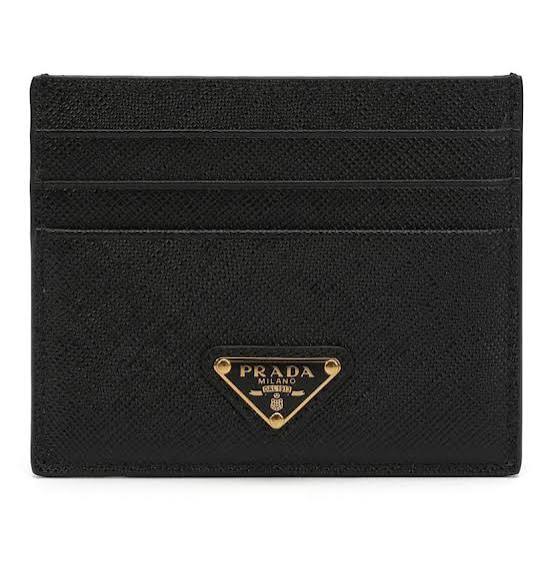 Prada Saffiano Cardholder Black